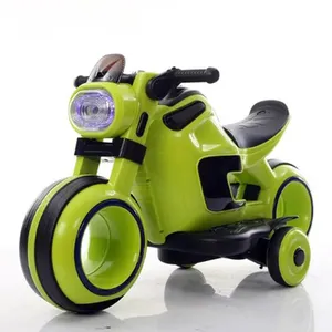 Voiture de moto électrique pour enfants 3 roues lumières COOL double  entraînement garçons filles moto à moteur Tricycle bébé course MOTO jouet  vélo