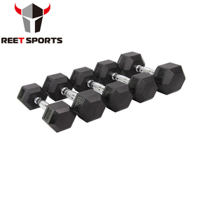 Bán buôn Hex cao su tráng quả tạ tập thể dục trọng lượng cho nhà tập thể dục trong pounds - Product Image 6