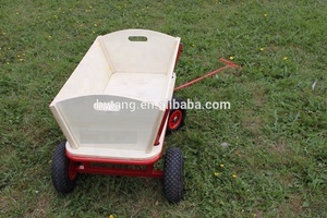 Carro <span class=keywords><strong>de</strong></span> jardín <span class=keywords><strong>de</strong></span> <span class=keywords><strong>madera</strong></span> <span class=keywords><strong>con</strong></span> techo rojo TC1812M - Product Image 4