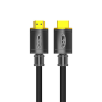 Câble Premium haut de gamme mâle-mâle ATC 2160P avec Ethernet, blindage tressé plaqué or 3D, 19 broches