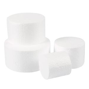 Manichino <span class=keywords><strong>per</strong></span> torta rotondo Mini torta fittizia in schiuma di polistirene da 4 pezzi <span class=keywords><strong>per</strong></span> la competizione di decorazione della finestra dell'esposizione di nozze 3, 4, 5, 6 pollici - Product Image 4