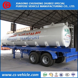 Semirimorchio Cisterna per Olio/Carburante a 2 Assi da 30000L, Camion Cisterna, Rimorchio per Trasporto Carburante - Product Image 4