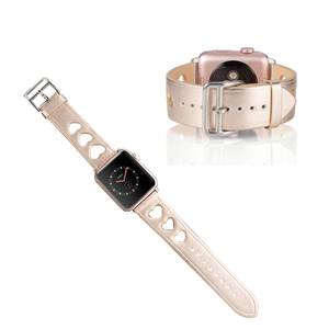 Doux montre smart <span class=keywords><strong>watch</strong></span> bande femmes en <span class=keywords><strong>cuir</strong></span> <span class=keywords><strong>bracelet</strong></span> pour <span class=keywords><strong>apple</strong></span> - Product Image 2