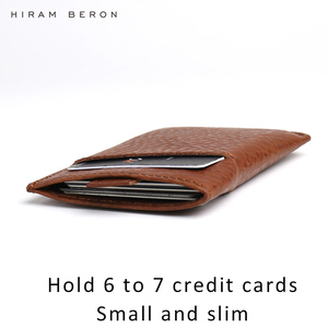 Hiram Beron-portatarjetas de cuero italiano, bloqueo RFID - Product Image 4