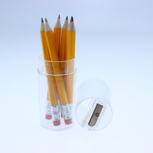 Crayons <span class=keywords><strong>de</strong></span> golf jaunes affûtés sérigraphiés en vrac, mini crayons <span class=keywords><strong>de</strong></span> 1 pouce avec gomme # 2 crayons - Product Image 3
