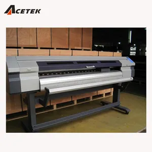 Acetek ganda 4 warna/printer eco solvent inkjet/printer format lebar