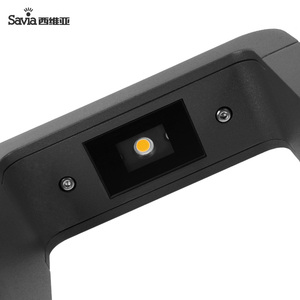 Savia luci da giardino <span class=keywords><strong>in</strong></span> alluminio LED 7W impermeabile IP44 dark gery applique da parete per esterni per porta d'ingresso patio terrazza corridoio - Product Image 5