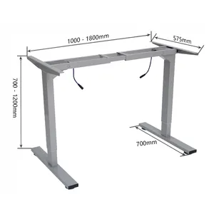 Nice quality customized size electric height adjustable kids study table