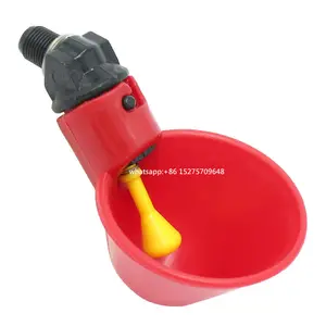 Poultry Farm Equipment Chicken Plastic Water Lubing Nipple Cup Drip Drinker