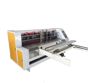 Corrugated Box Thin Blade Scorer Slitter Machine / Carton Box Making Machine