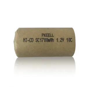 Paquete Industrial, 1,2 v sc 1200mah sc1500mah sc1700mAh ni-cd, batería recargable/paquete de batería