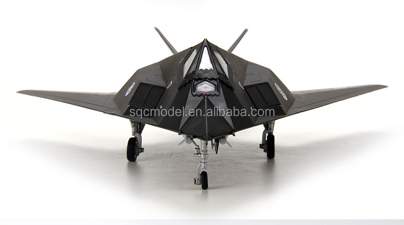 1:48 F-117 Stealth Fighter Model - Die Cast Airplane Toy