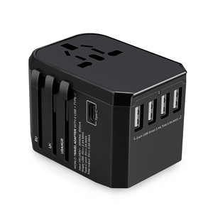 Adaptador de viaje Universal tipo <span class=keywords><strong>C</strong></span> cargador Reino Unido AUS UE nos enchufes adaptador de corriente USB para regalos de la - Product Image 1