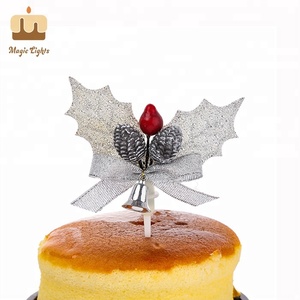 Lumières Magiques Décoration Instantanée Matériel Plastique Nouveauté Vert et Rouge 2.5X2.5CM Pics de Sapin de Noë<span class=keywords><strong>l</strong></span> en Promotion - Product Image 6