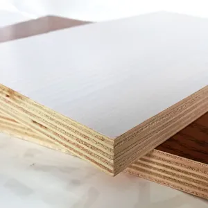 Good quality 18mm block board particial mdf core melamine board from linyi chanta factory