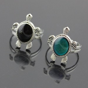 <span class=keywords><strong>Anillo</strong></span> con forma <span class=keywords><strong>de</strong></span> <span class=keywords><strong>tortuga</strong></span> que cambia <span class=keywords><strong>de</strong></span> Color, MZ-07, venta al por mayor - Product Image 2