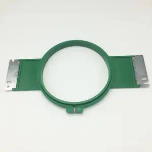 Industrial Tajima Embroidery Plastic Green Hoops Frames with Round Size 210mm Total Length 355mm TA321 for Tajiama Machine