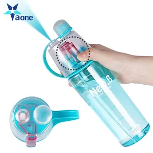 Tùy Chỉnh Logo In 3 Colors Hot Bán Phun Sport Chai Nước Xách Tay Nhựa Bike Xe Đạp Shaker Chai Nước Của Tôi 400Ml 600Ml