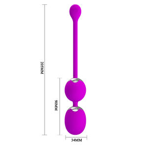 Juguetes Sexuales para Adultos, Bola <span class=keywords><strong>Kegel</strong></span> con Control Remoto, Ejercicio de Fortalecimiento Vaginal, Bolas Ben Wa Vibratorias, Recargables por USB - Product Image 3