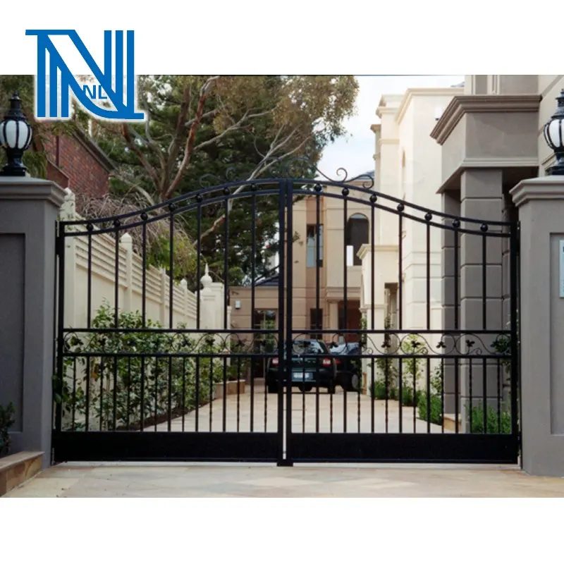 Chi Phí Thấp Hơn Wrought Sắt Nhập Gates Thiết Kế Ấn Độ