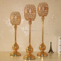 Metalen hoge kwaliteit goud en zilver tafel bruiloft decoraties centerpieces