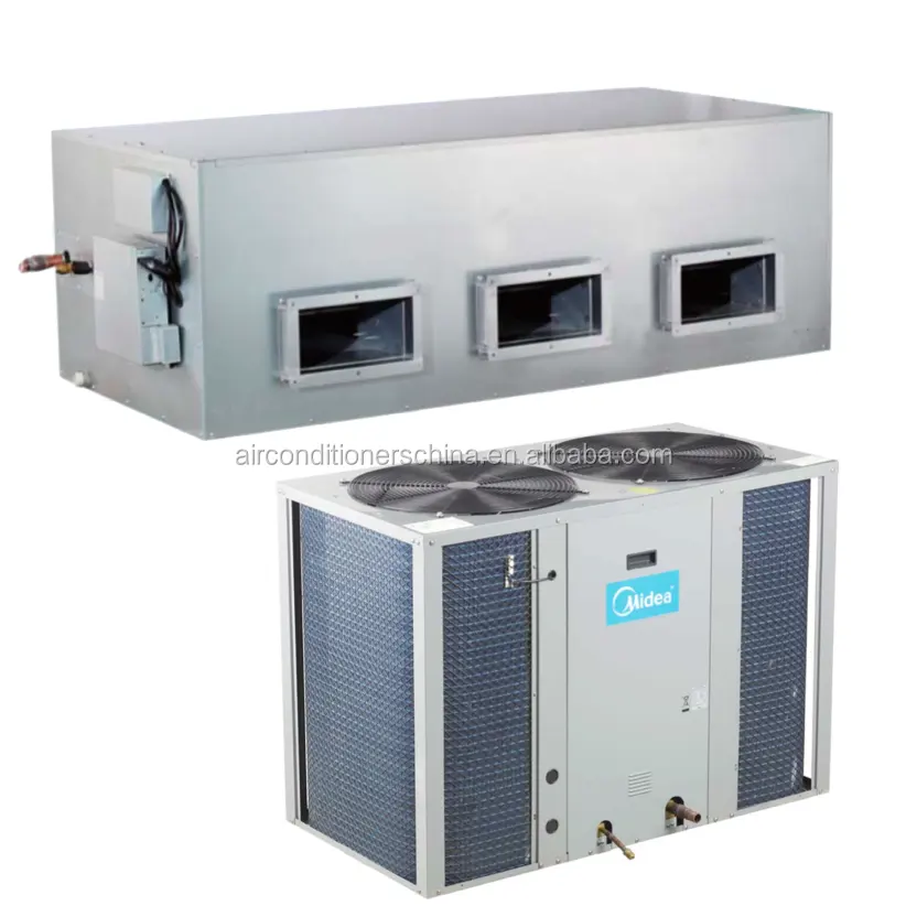Conducto de aire de unidad dividida acondicionador 120kBTU 150kBTU bomba de calor/solo refrigeración