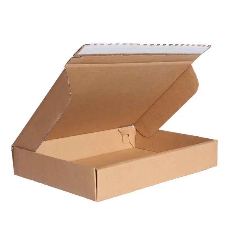 3 layer corrugated Custom packaging boxes zipper open shipping carton box