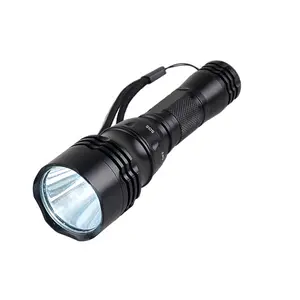 Topcom High Quality 18650 Powered Wide Angle Beam Underwater Torch Diving Flash Light