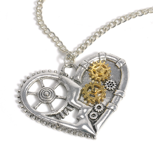 <span class=keywords><strong>Collana</strong></span> Meccanica a Forma di Cuore Steam Punk, <span class=keywords><strong>Collana</strong></span> Retrò con Insetto o <span class=keywords><strong>Gufo</strong></span> - Product Image 5