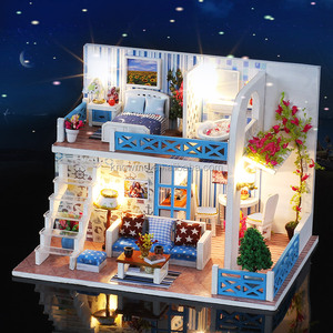 noël 2017 de grande hauteur en bois gothique poupée <span class=keywords><strong>maison</strong></span> plans images miniature enfants jouets pour vente avec meubles - Product Image 2