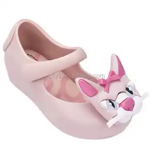 Giày Thạch Mini Melissa Giày Trẻ Em Giày Thạch Giày Thạch Xấu Xí Thiết Kế Khuôn Mặt Mèo