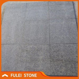 Absolute black granite fiammato superficie esterna di granito pavimento di piastrelle <span class=keywords><strong>30x30</strong></span> - Product Image 1