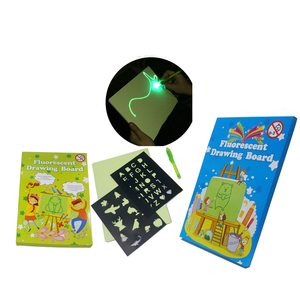 A2/A3/A4 Bán Hot Custom Made Glow In The Dark Pad Trẻ Em Học Tập Đồ Chơi Huỳnh Quang Vẽ Board - Product Image 4