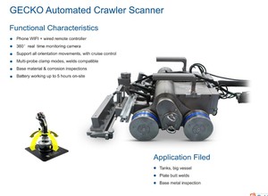 Escáner Automatizado de Tipo Oruga Doppler DSC-03 <span class=keywords><strong>GEKKO</strong></span> para Soldadura de Tanques y Pruebas de Espesor - Product Image 3