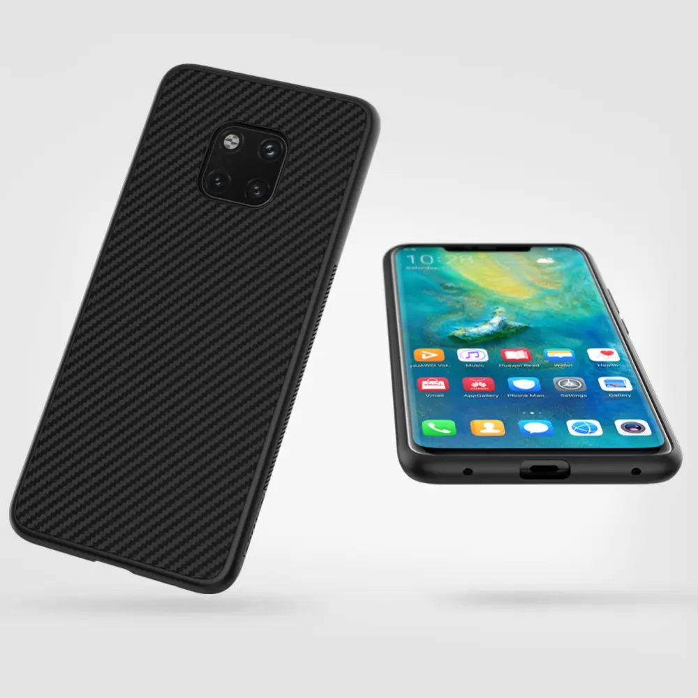 Nilkin for Huawei Mate 20 Pro Case Nillkin Carbon Synthetic Fiber Hard PC Plastic Ultra Thin Phone Cover for Huawei Mate 20
