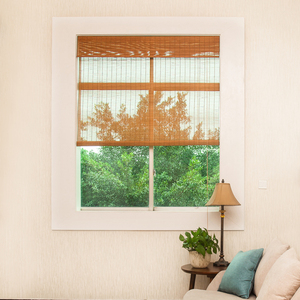 Nouveau style chinois retrousser tissé en bambou <span class=keywords><strong>romains</strong></span> store - Product Image 2