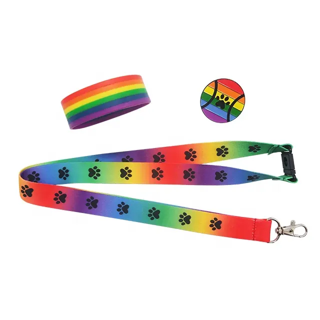 Regenbogen Farbe Armband Homosexuell Stolz Silikon Armband machen Ihr Design