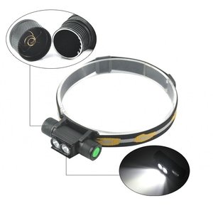 Faro Frontale Impermeabile con Zoom Regolabile e Messa <span class=keywords><strong>a</strong></span> Fuoco, 1200 Lumen, Ricaricabile, Torcia <span class=keywords><strong>LED</strong></span> Tattica - Product Image 5