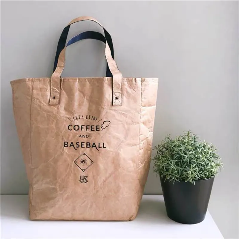 Personalizzato stampato shopping dupont tyvek tote borse del sacchetto per le donne
