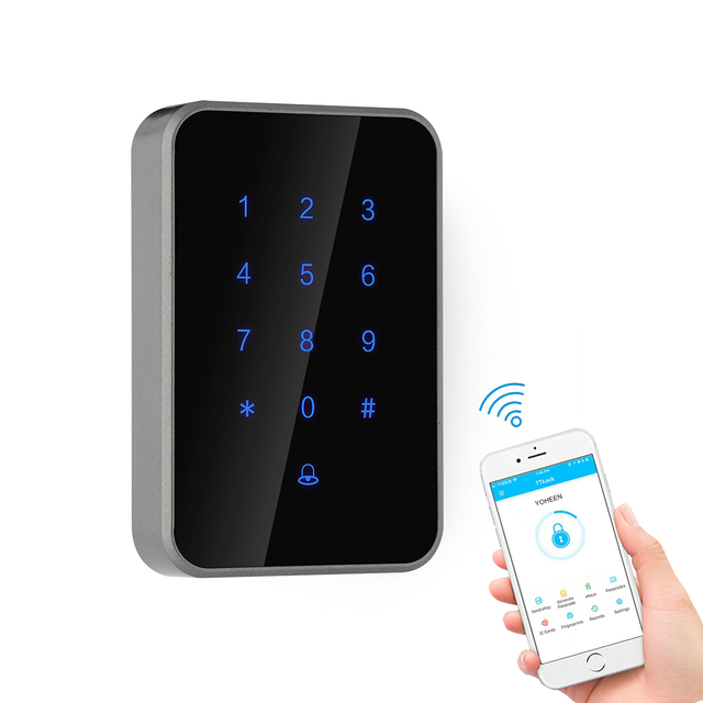TTlock Ble Wifi App Control RFID Card Reader Electronic Door Access Control Digital Keypad