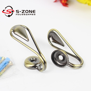 Personnalisé en métal décoratif rideau embrasse crochets/retenues/titulaire - Product Image 3