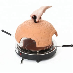 800W di <span class=keywords><strong>Argilla</strong></span> Da Tavolo Automatico Elettrico 4 Persona Mini <span class=keywords><strong>Forno</strong></span> <span class=keywords><strong>Per</strong></span> La Pizza - Product Image 5