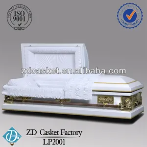 アメリカ製中国製ホワイトスチール棺 (ピエタホワイト)