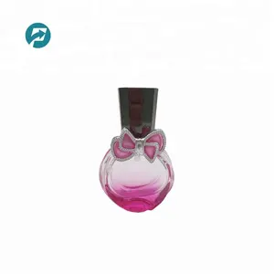 Mini flacons de parfum vides en verre, 25ml, 50 pièces, ronds, avec nœud décoratif