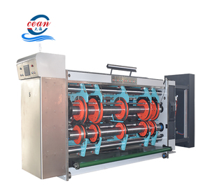 Macchina Automatica Usata per Stampa a 4 Colori su Scatole in Cartone Ondulato, Stampante per Scatole Pizza con Fustellatrice - Product Image 5