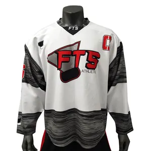 Custom Professional Hockey Jersey Sublimation Pattern Design Embroidered Logo Team Set Hockey Jerseys