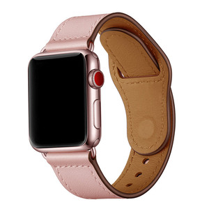 Luxe Bracelet 38mm 44mm En Cuir Véritable Bracelet de Montre pour <span class=keywords><strong>apple</strong></span> <span class=keywords><strong>Watch</strong></span> Series 1 2 3 <span class=keywords><strong>4</strong></span> - Product Image 3