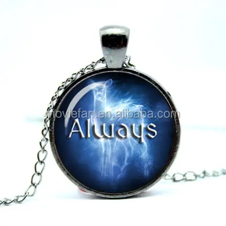 Always Doe Patronus HP Symbol Always pendant patronusGlass Photo Cabochon Necklace