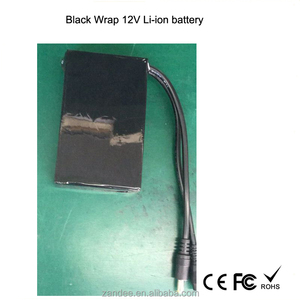 可充电直流12680 6800mAh超级12v锂离子电池组用于wi-fi助推器双引线 - Product Image 4