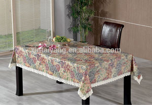 Alta calidad PVC impresión <span class=keywords><strong>mantel</strong></span> navidad, <span class=keywords><strong>mesa</strong></span> <span class=keywords><strong>de</strong></span> comedor paño <span class=keywords><strong>de</strong></span> encaje con la, <span class=keywords><strong>impermeable</strong></span> manteles occidentales - Product Image 2